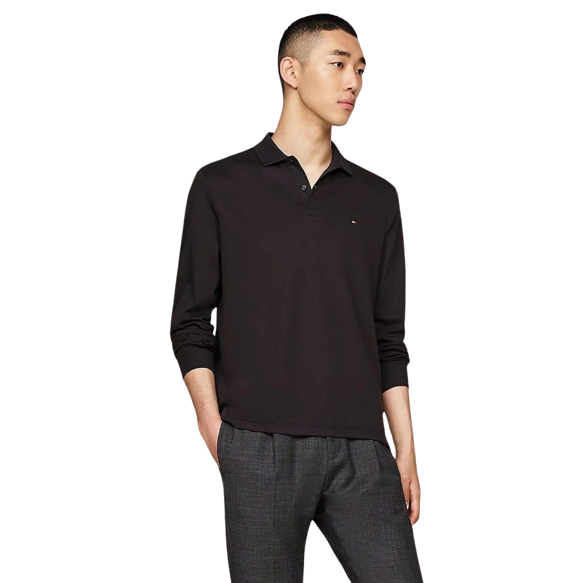 トップス MAN-TLE LongSleeve Polo sizeM トップス MAN-TLE LongSleeve Polo sizeM Long Sleeve Polo Shirt